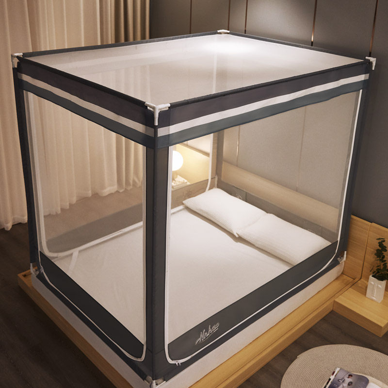 年年好家用高级防摔蚊帐2025新款儿童婴儿防止掉床全底卧室蒙古包,床上用品,蚊帐,淘宝优惠券,粉丝福利购,淘宝优惠卷