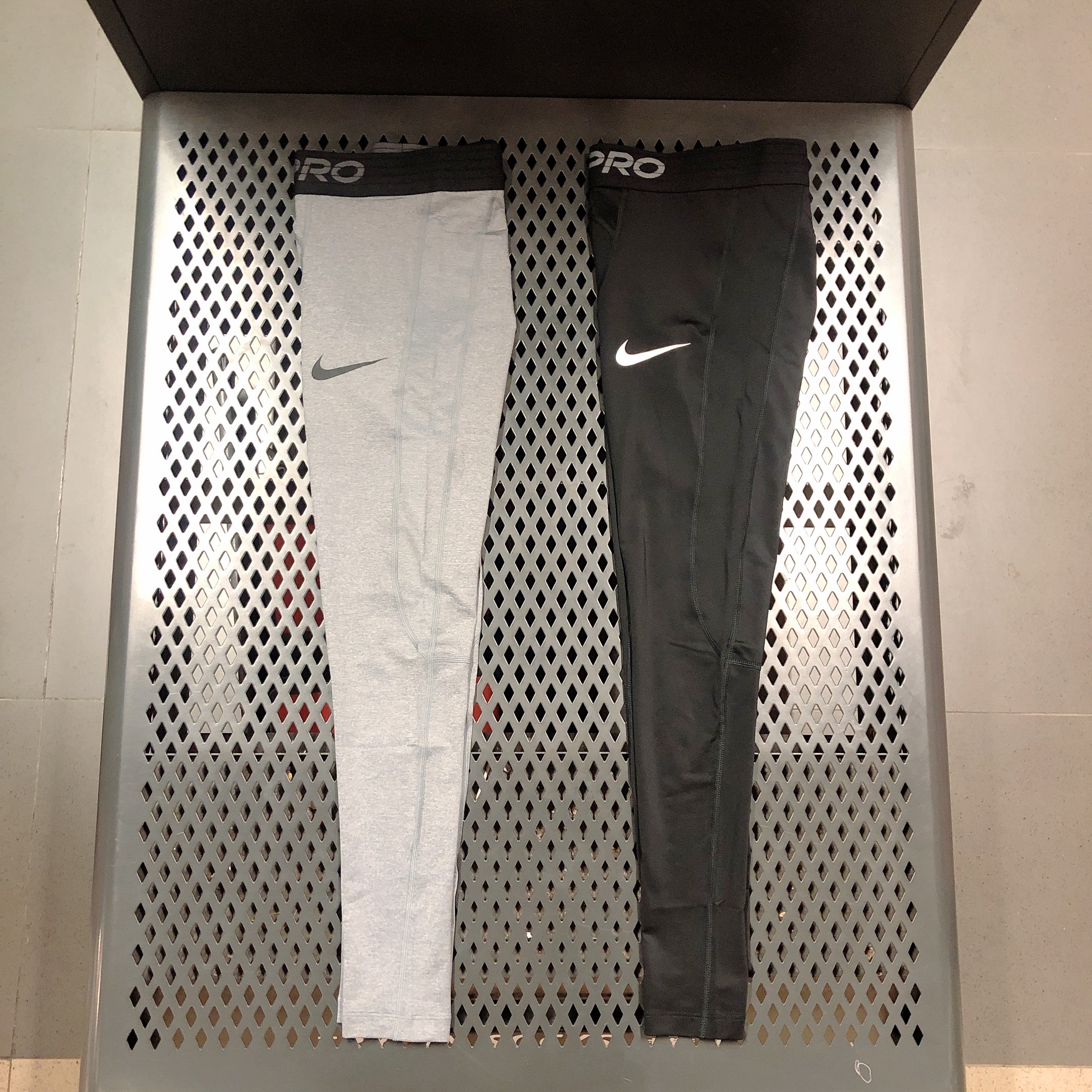Nike PRO 男子健身跑步训练弹力速干篮球运动紧身长裤 BV5642-085