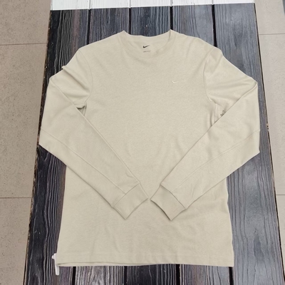 耐克男透气圆领长袖运动T恤