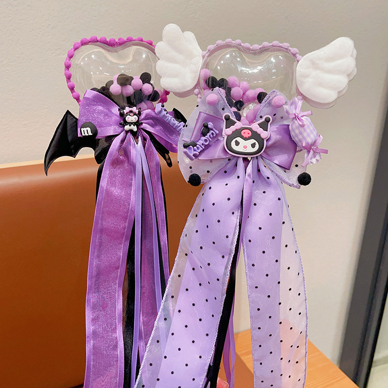 儿童库洛米发光蝴蝶结仙女棒