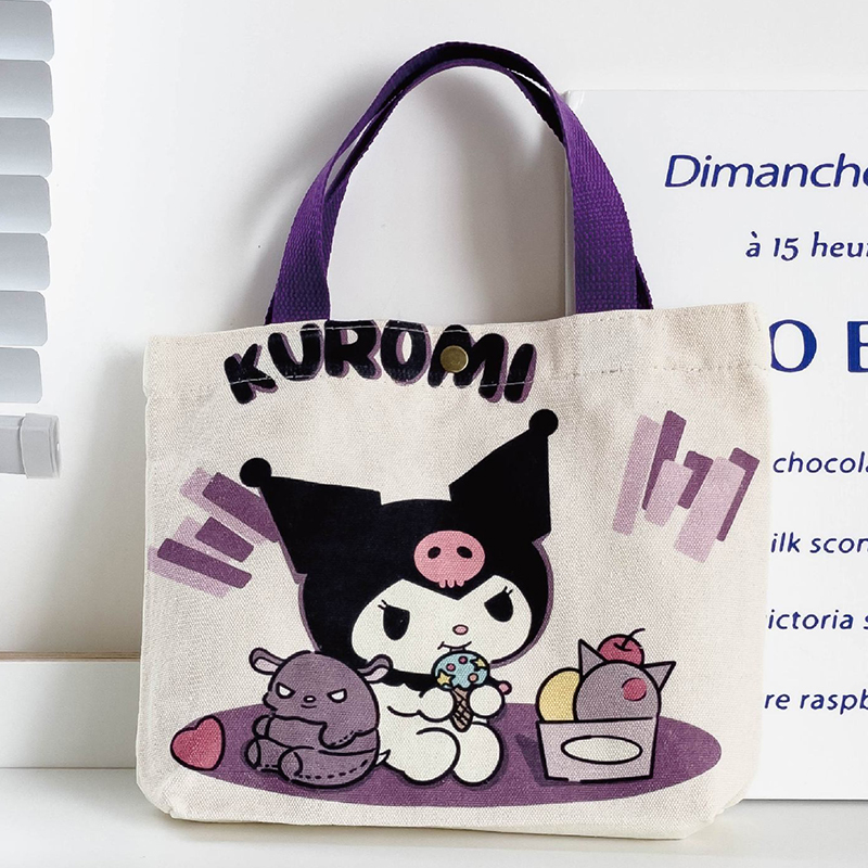 库洛米帆布袋手提补习