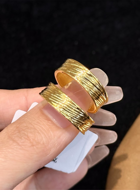 5D亮面硬金工艺超火千丝万缕戒指