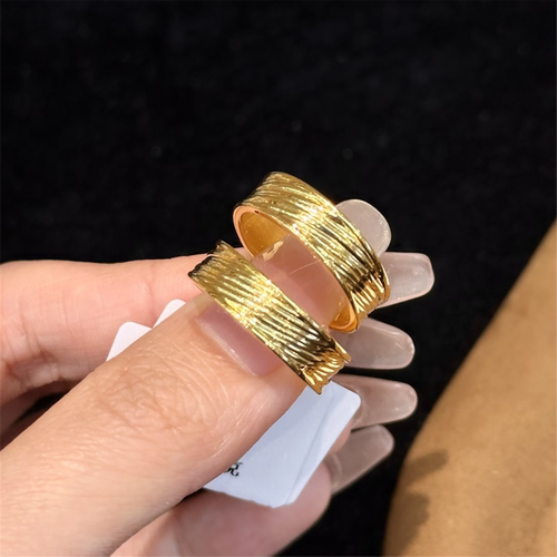 5D亮面硬金工艺超火千丝万缕戒指