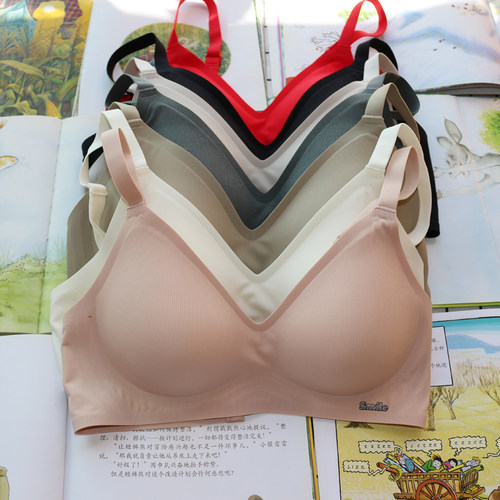 无痕内衣女固定杯防下垂外扩文胸