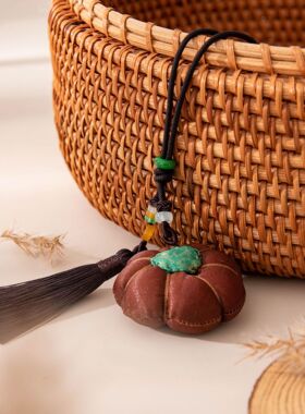 风和轻奢香云纱国风装饰手项链