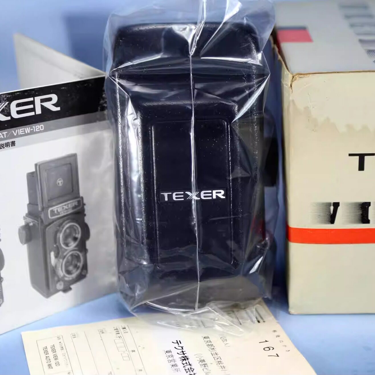 日本TEXER相机 双反海鸥4A胶片胶卷老照相机 120出口版复古收藏WT