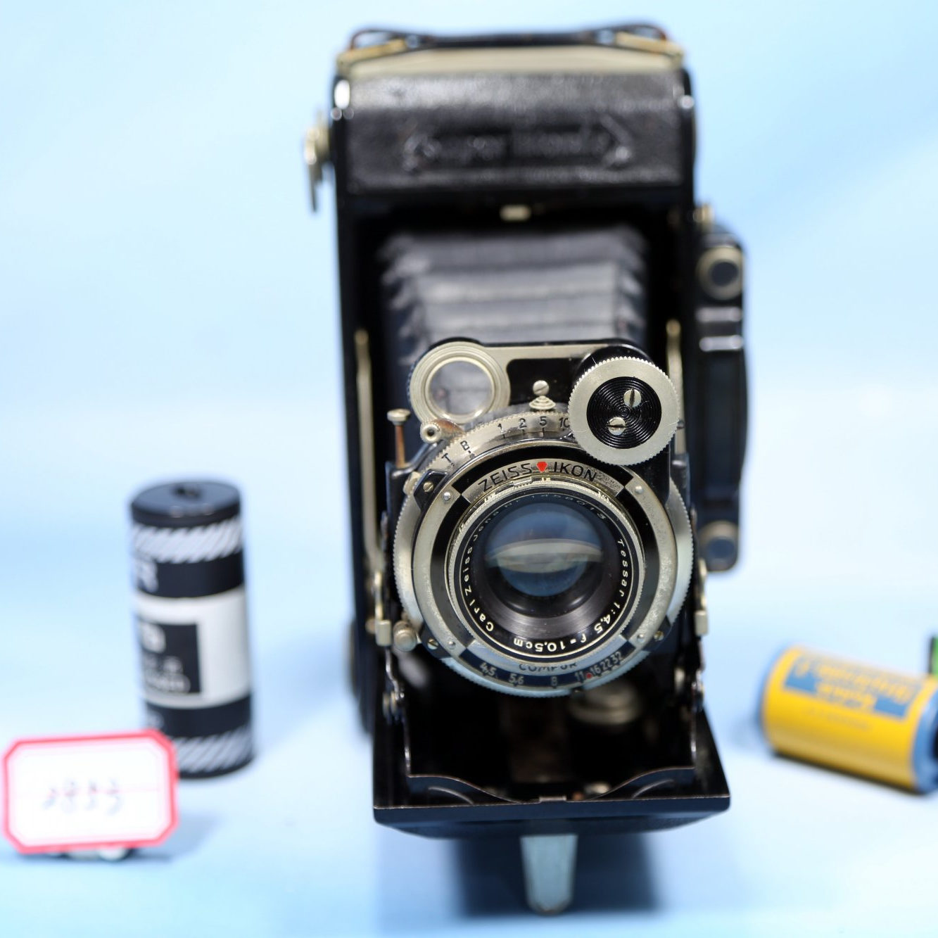 德国蔡司Zeiss Super Ikonta530折叠皮腔照相机胶卷胶片W5