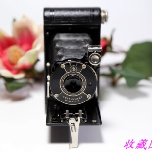 HawkEye Pocket 127胶卷胶片相机收藏GZX Vest 柯达折叠皮腔Kodak