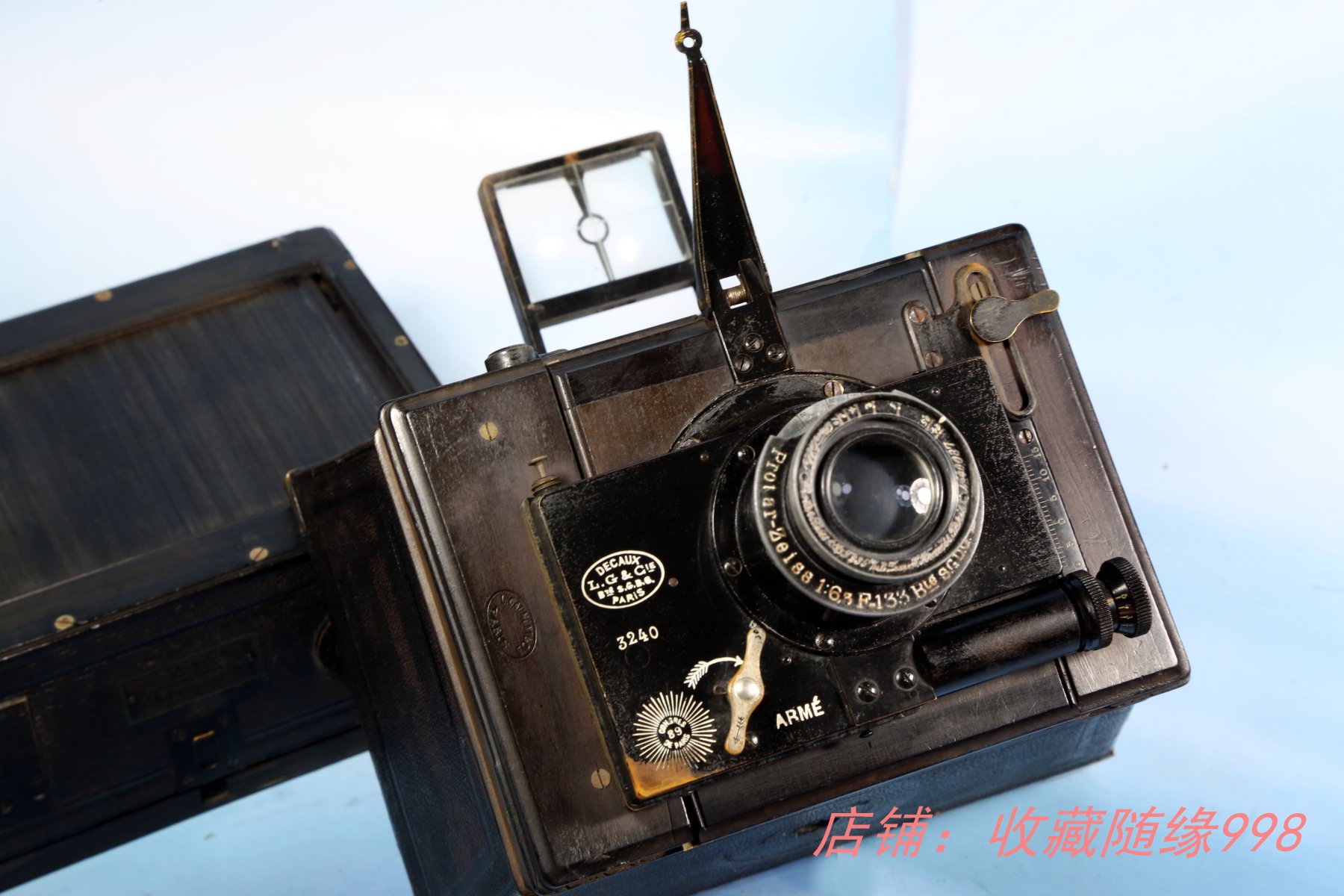 木制相机大画幅1900法国古董l gaumont 干片胶片收藏老相机