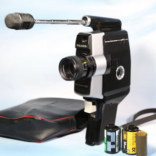 单8电影机 8mm胶卷胶片照相机复古收藏NC3 日本富士P300电影机