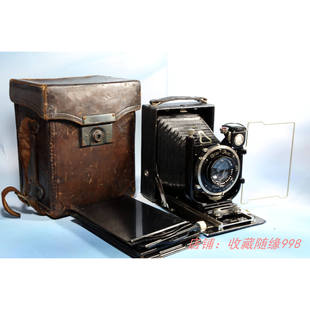 德国zeiss ikon蔡司伊康折叠皮腔干板胶卷胶片照相机复古收藏GE
