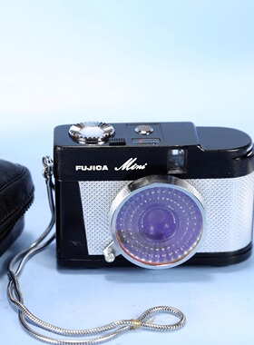 富士Fujica Mini半格相机 135旁轴胶卷胶片老照相机 复古收藏W8