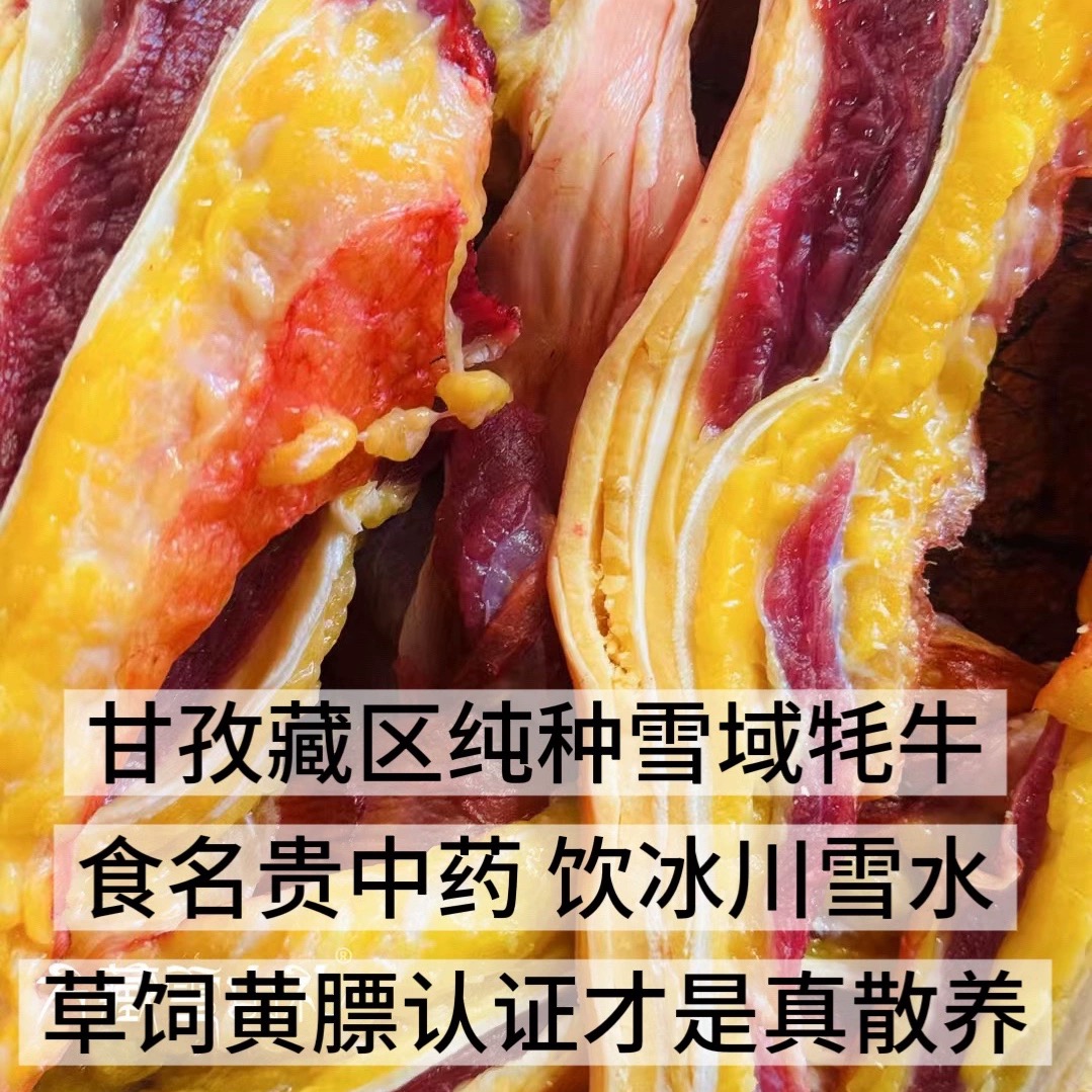 正宗四川甘孜藏区现杀纯种散养8年草饲新鲜生牦牛肉牛排牛腩里脊