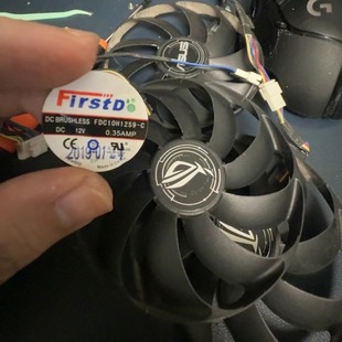 5700xt猛禽ROG显卡风扇FDC10H12S9 RX5600xt 5700