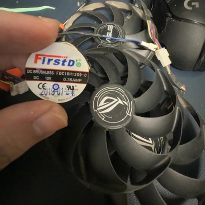 RX5600xt 5700 5700xt猛禽ROG显卡风扇FDC10H12S9-C