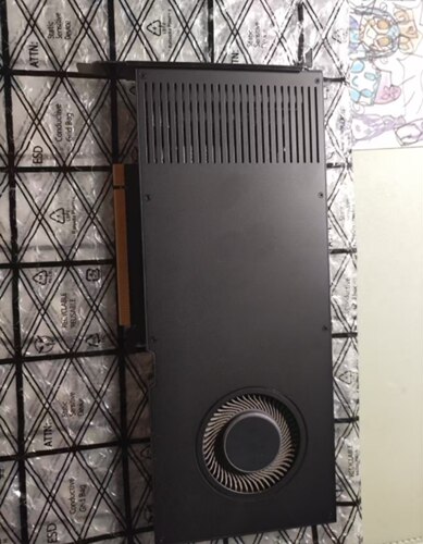 RTXA4000专业显卡 散热器风扇外壳一套工业包装A4000 16G散热配件