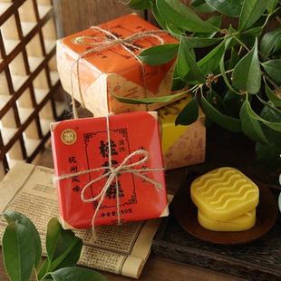 杭策杭州味道河坊街小方盒桂花糕龙井糕绿豆糕板栗糕点心伴手礼