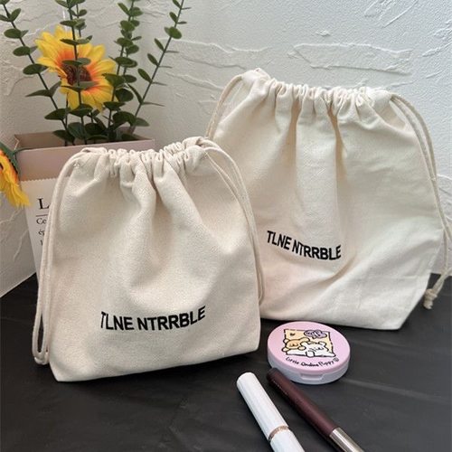 帆布包内胆包束口抽绳收纳袋内置化妆品收纳袋女包布袋内衬内袋包