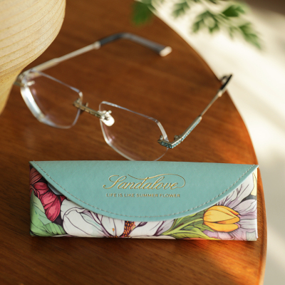 眼镜盒 近视镜盒太阳镜女款新款便携轻巧抗压 原创文艺复古 清新