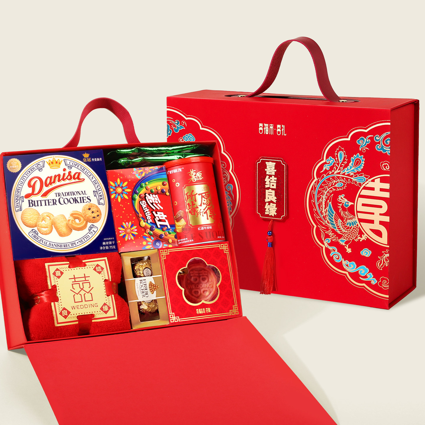 喜福来结婚喜糖礼盒装