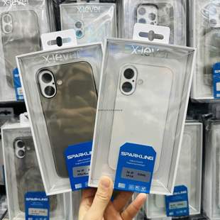 Level晶莹磁吸适用于16Promax手机壳透明超薄14pro硬壳光面丝滑手感15Pro简约全包保护壳皮皮鲁送钢化膜new