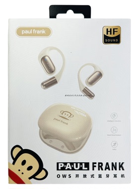 Paul Frank大嘴猴OWS开放式蓝牙耳机apf-20双耳立体声音乐播放NEW