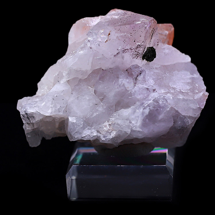 四川绿帘石与水晶共生原石矿物晶体摆件标本奇石矿石宝石包裹体25