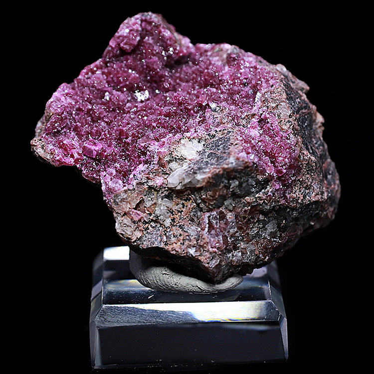 摩洛哥钴方解石原石粉色石头天然矿物晶体摆件地质科普教学标本05