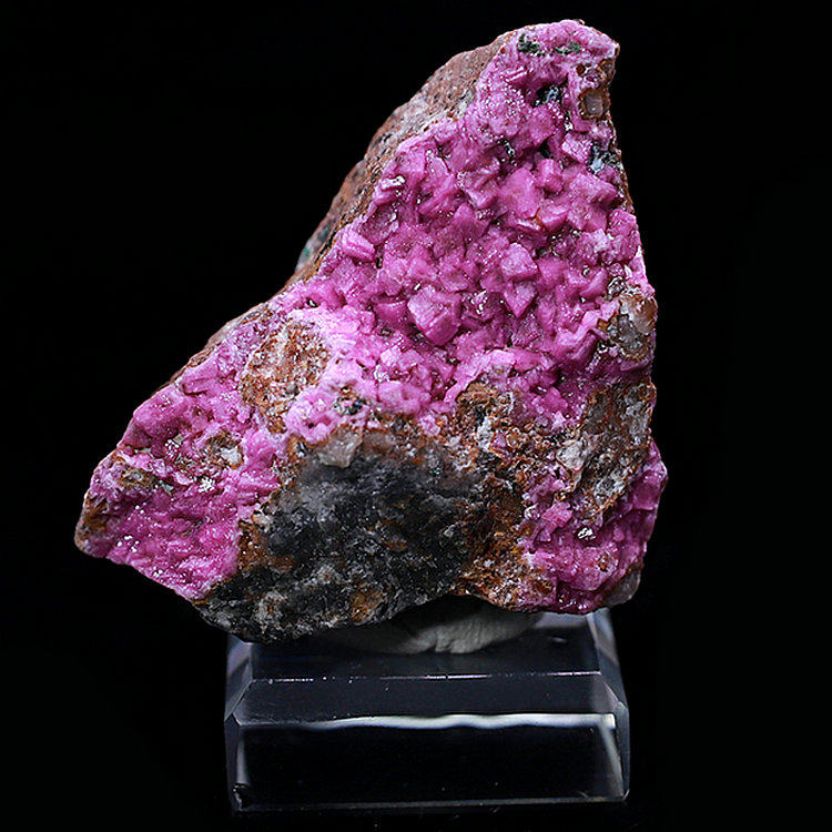 摩洛哥钴方解石原石粉色石头天然矿物晶体摆件地质科普教学标本21