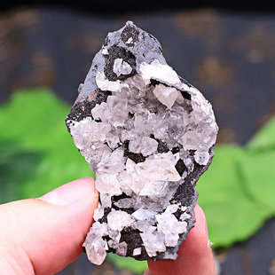 方解石针铁矿共生满天星小摆件天然矿物晶体矿石教学标本原石145