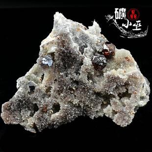 闪锌矿 方铅矿共生 天然矿物晶体矿石教学摆件标本原石宝石石头13