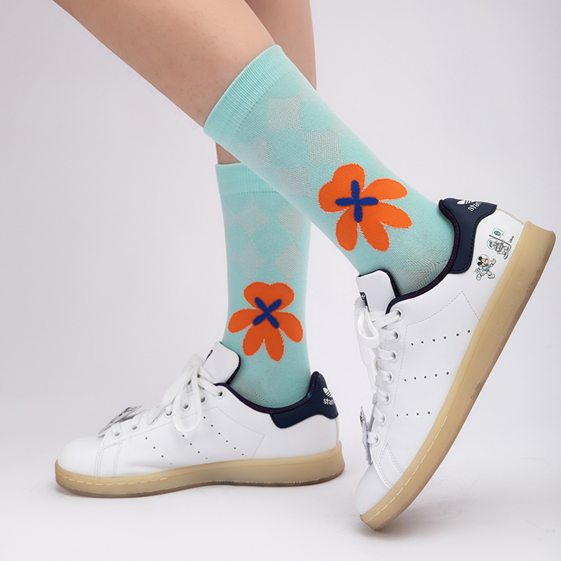LIFEBEAT生长系列花朵印花袜