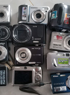 二手数码照相机 问题故障残坏尸体抵账充数配件机 古董相机