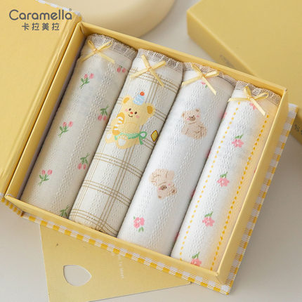 可爱内裤女新款女生三角裤7A抗菌裆部卡通透气女款三角裤女士短裤