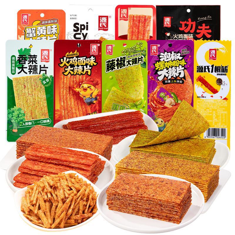 源氏香菜藤椒大辣片辣条小面筋图片
