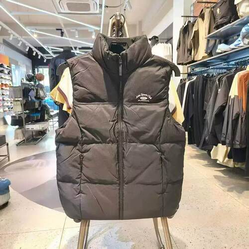 安踏羽绒马甲男冬季新款立领防泼水鸭绒2保暖轻薄运动服152648924