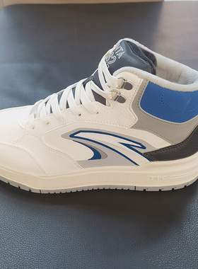 安踏982大棉鞋男加绒板鞋高帮冬季新款2休闲运动鞋正品112548971