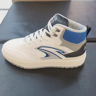 男加绒板鞋 正品 高帮冬季 2休闲运动鞋 112548971 新款 安踏982大棉鞋