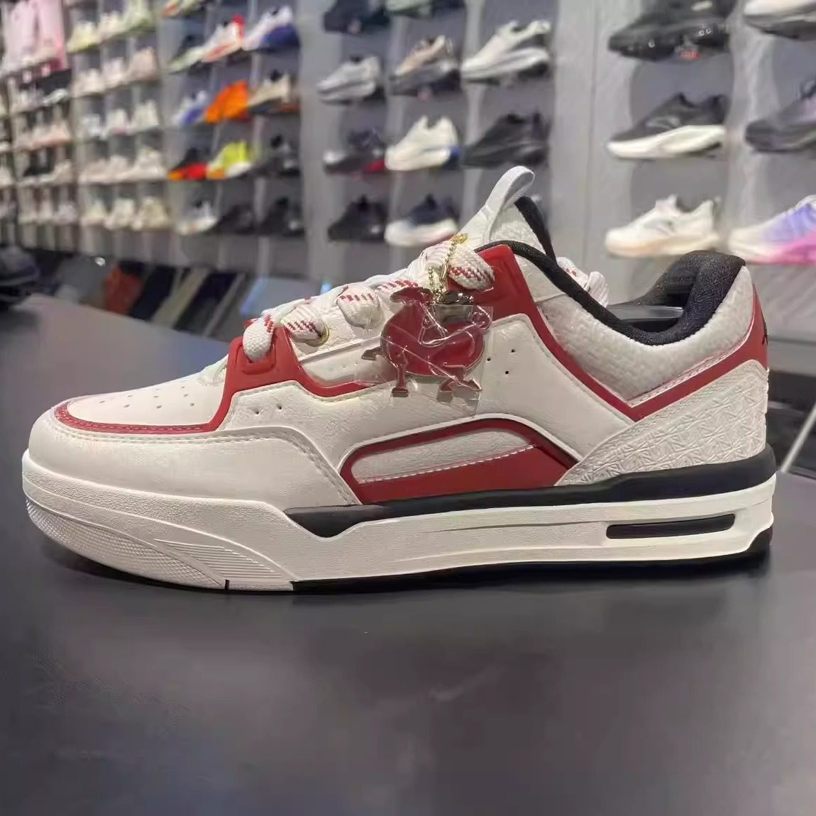 安踏骜杰板鞋男休闲鞋经典撞色2百搭潮流滑板鞋运动鞋子112618043,运动鞋new,板鞋,淘宝优惠券,粉丝福利购,淘宝优惠卷