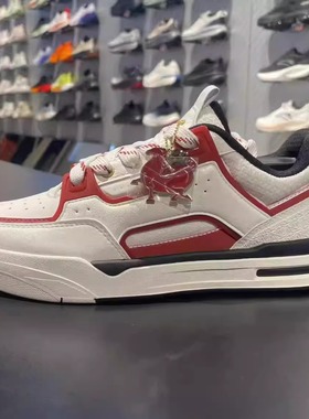 安踏骜杰板鞋男休闲鞋经典撞色3百搭潮流滑板鞋运动鞋子112618043