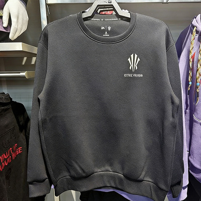 安踏凯里欧文系列潮流美式1长袖套头衫卫衣男新款正品172611712S