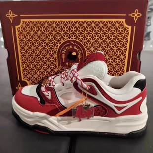 安踏好事发生板鞋男款芝士蛋糕厚底3马年限定配色运动鞋112618071