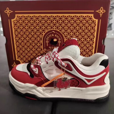 安踏好事发生板鞋男款芝士蛋糕厚底3马年限定配色运动鞋112618071