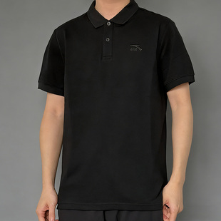 安踏大师POLO冰丝翻领短袖男士3夏季新款透气休闲上衣服152628116