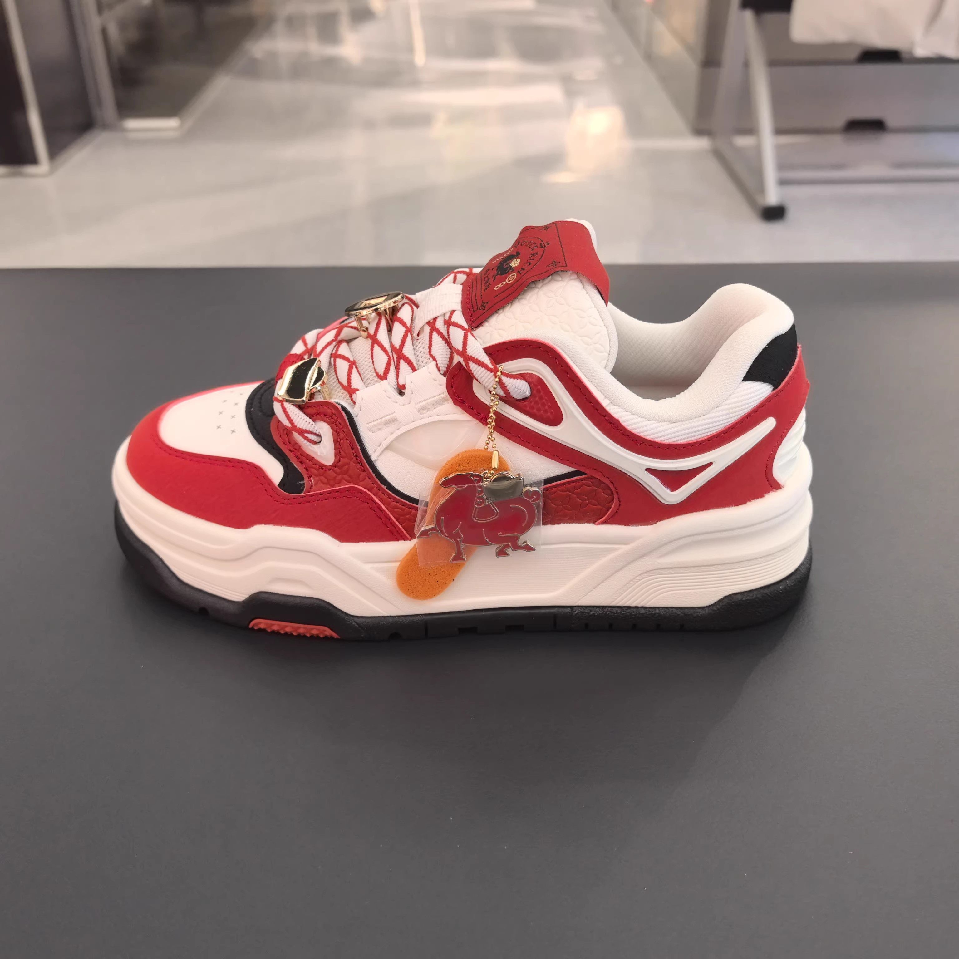 安踏好事发生板鞋女芝士蛋糕厚底4马年限定配色运动鞋子122618071,运动鞋new,板鞋,淘宝优惠券,粉丝福利购,淘宝优惠卷