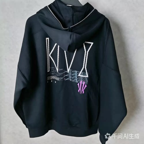 安踏凯里欧文系列美式外套男女款秋冬加绒4针织连帽开衫172631705