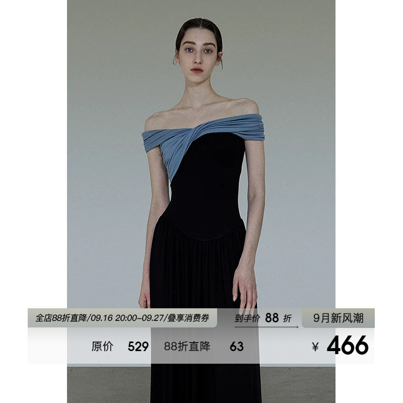 UNSPOKEN针织法式高级感连衣裙图片