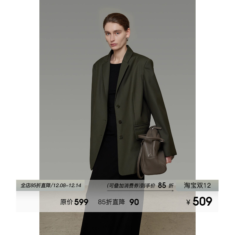 UNSPOKEN廓形西装套装