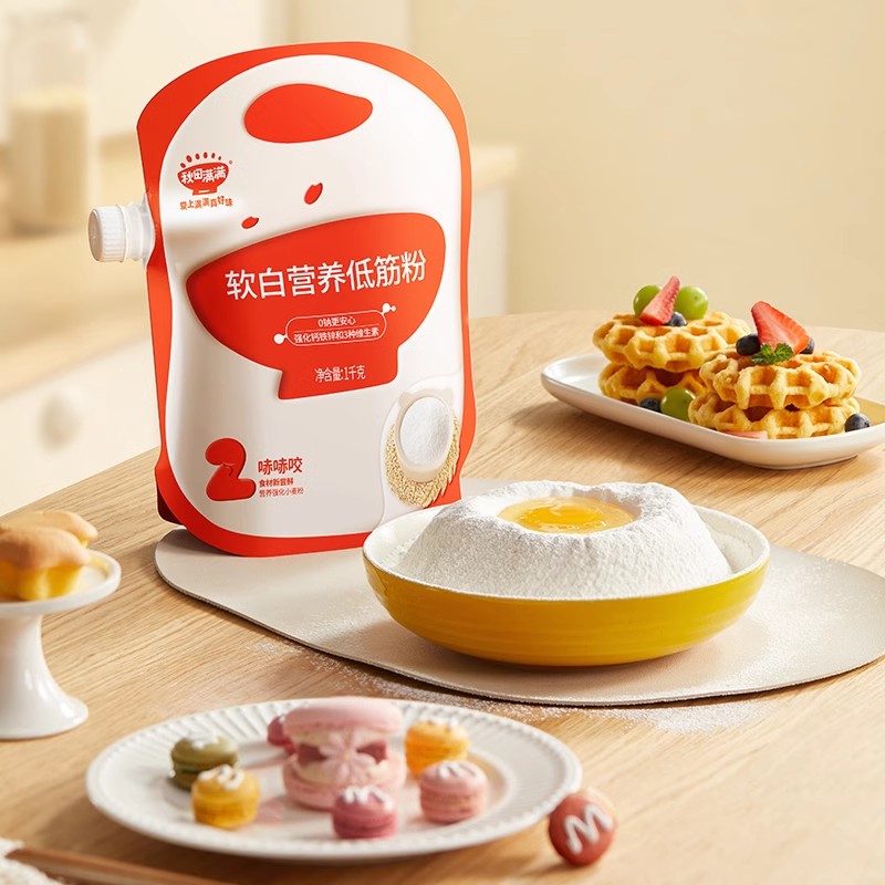 【U先试用】秋田满满低筋粉1kg