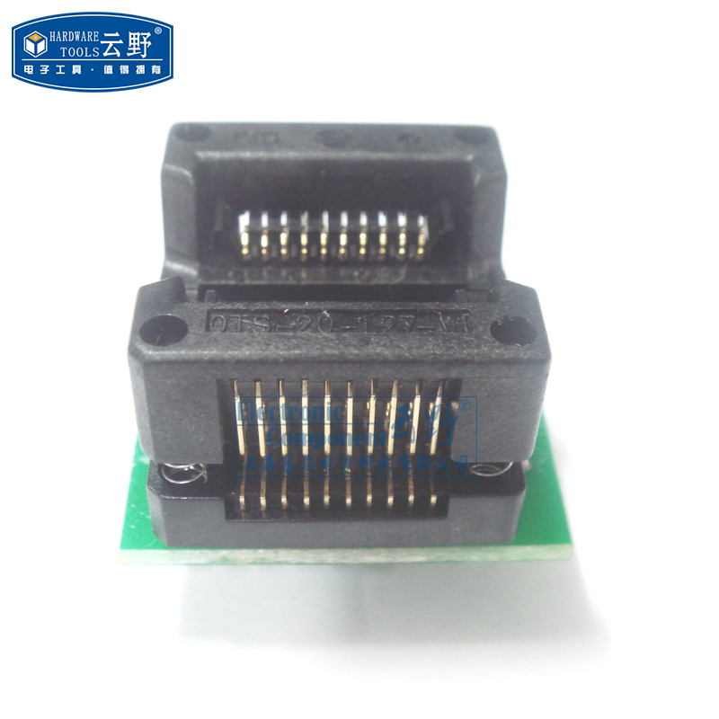 高科美芯云野 编程座SOP20TODIP20中体SOJ20转换座 带板(一个)